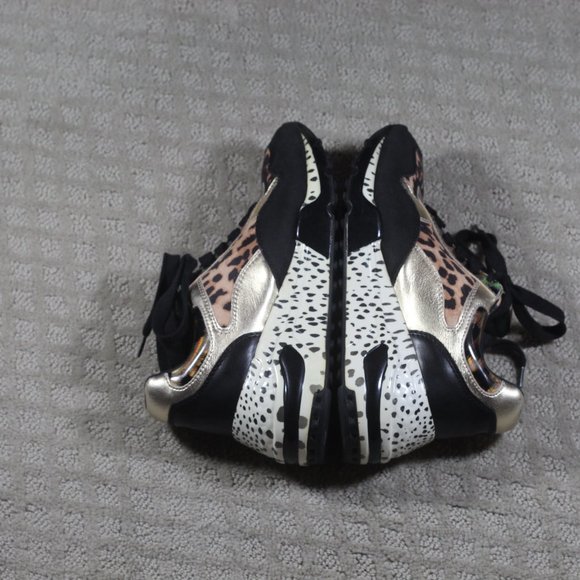 Steve MADDEN Size 6.5* Bena Cheetah Cliff Raised Sneakers (Tagged 8 runs small ) - Picture 4 of 9